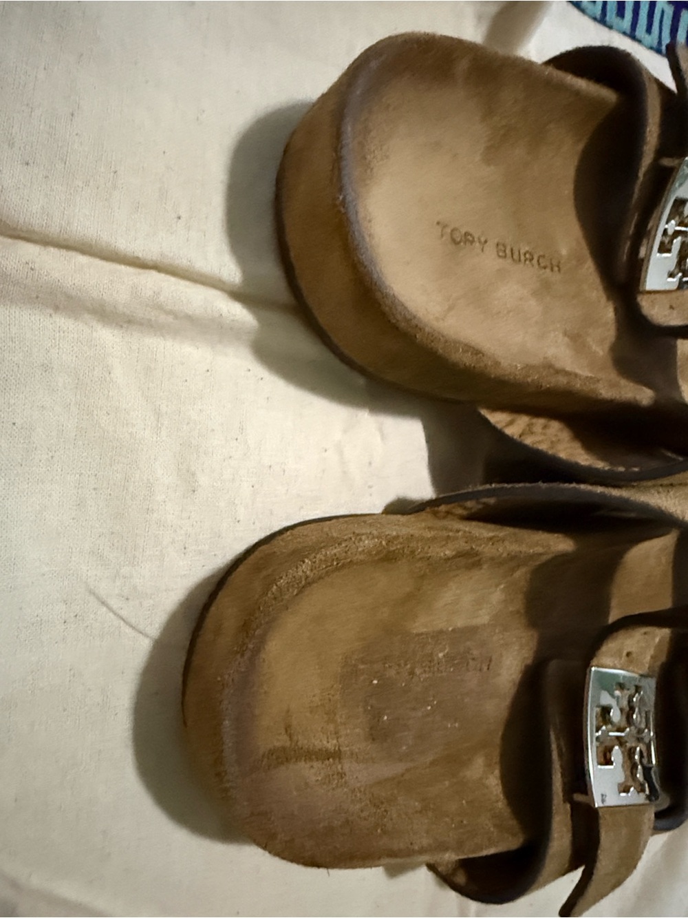 Tory Burch leather sandals women’s size/8 - Picture 3 of 9